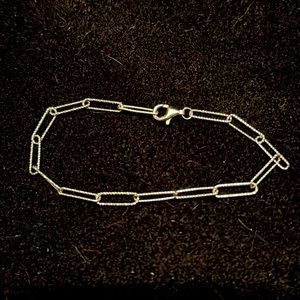 Silver Dainty Chain Link Bracelet